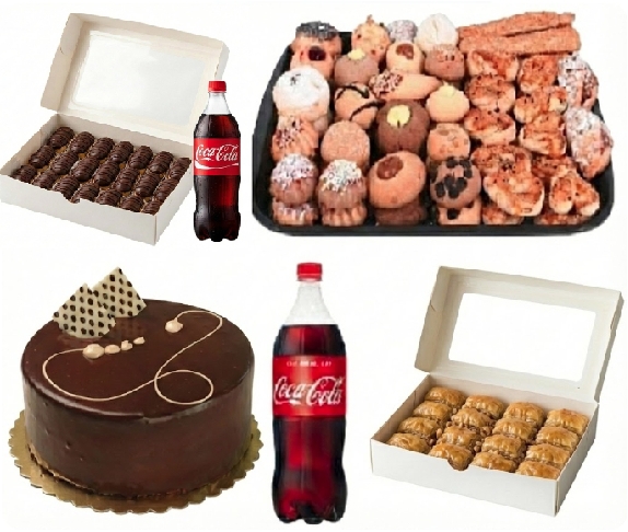 2x1 Litre Kola İle Tamamlanmış 6-9 Kişilik Menü