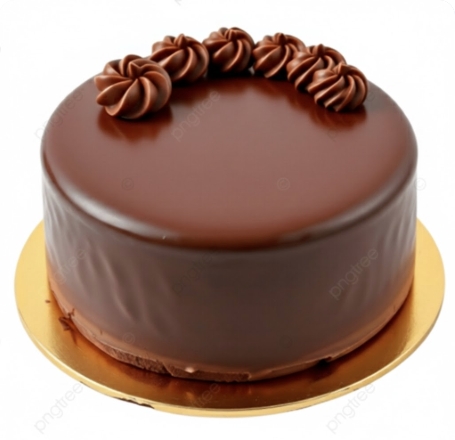 Şık Sunumlu Çikolatalı 2-3 Kişilik Yaş Pasta